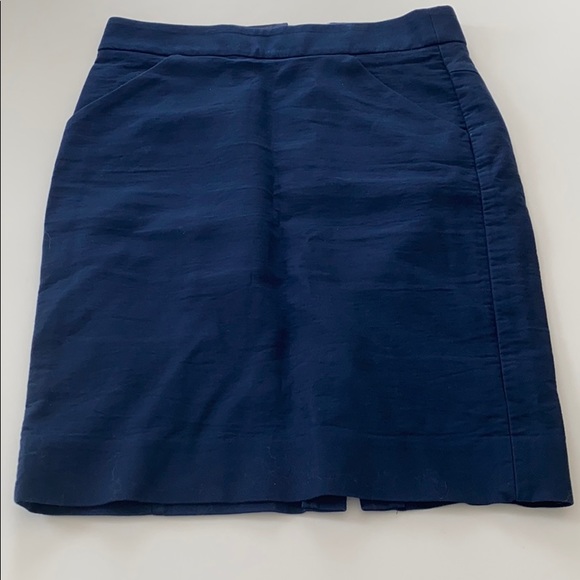 J. Crew Dresses & Skirts - J Crew Pencil Skirt Navy Blue